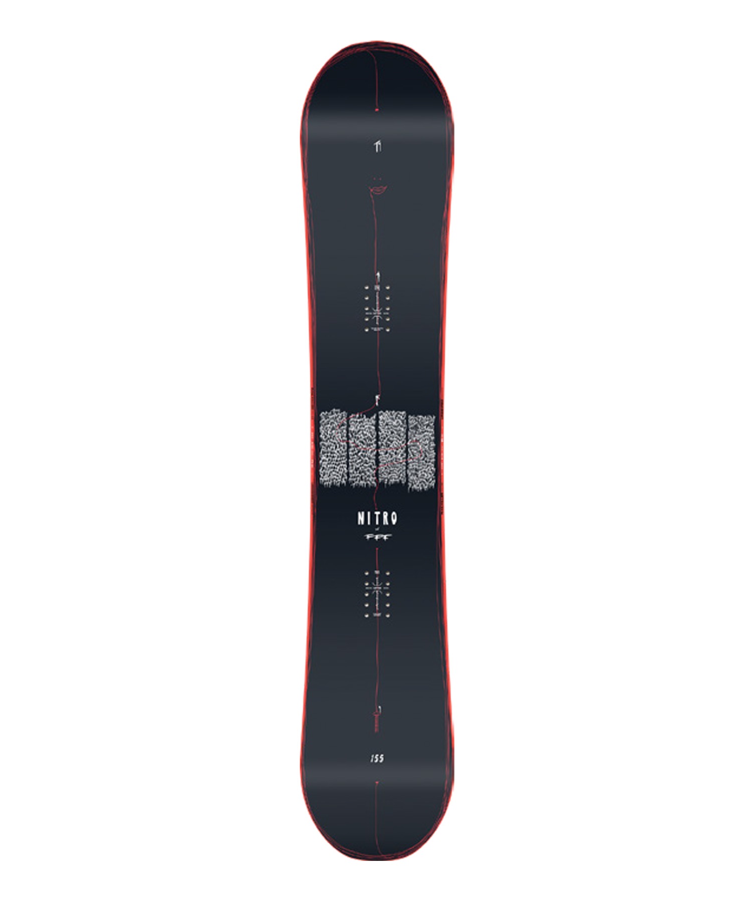 スノーボード 板 メンズ NITRO ナイトロ T1×FFF 23-24モデル ムラサキスポーツ KK D18(ONECOLOR-149cm)