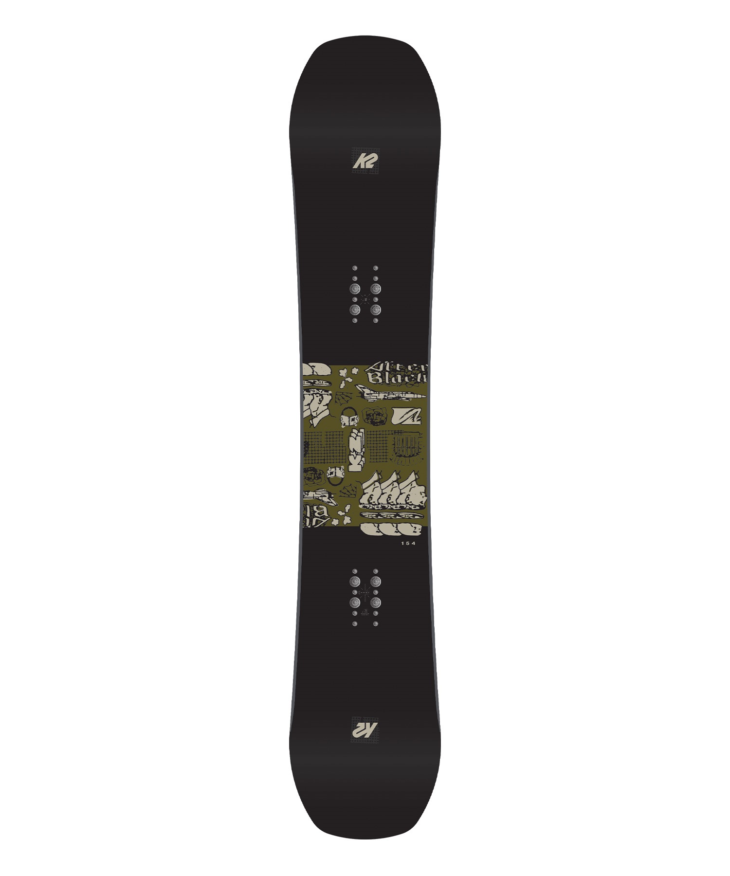 【早期購入】K2 ケーツー スノーボード 板 メンズ AFTERBLACK ムラサキスポーツ 24-25モデル LL A26(ONECOLOR-149cm)