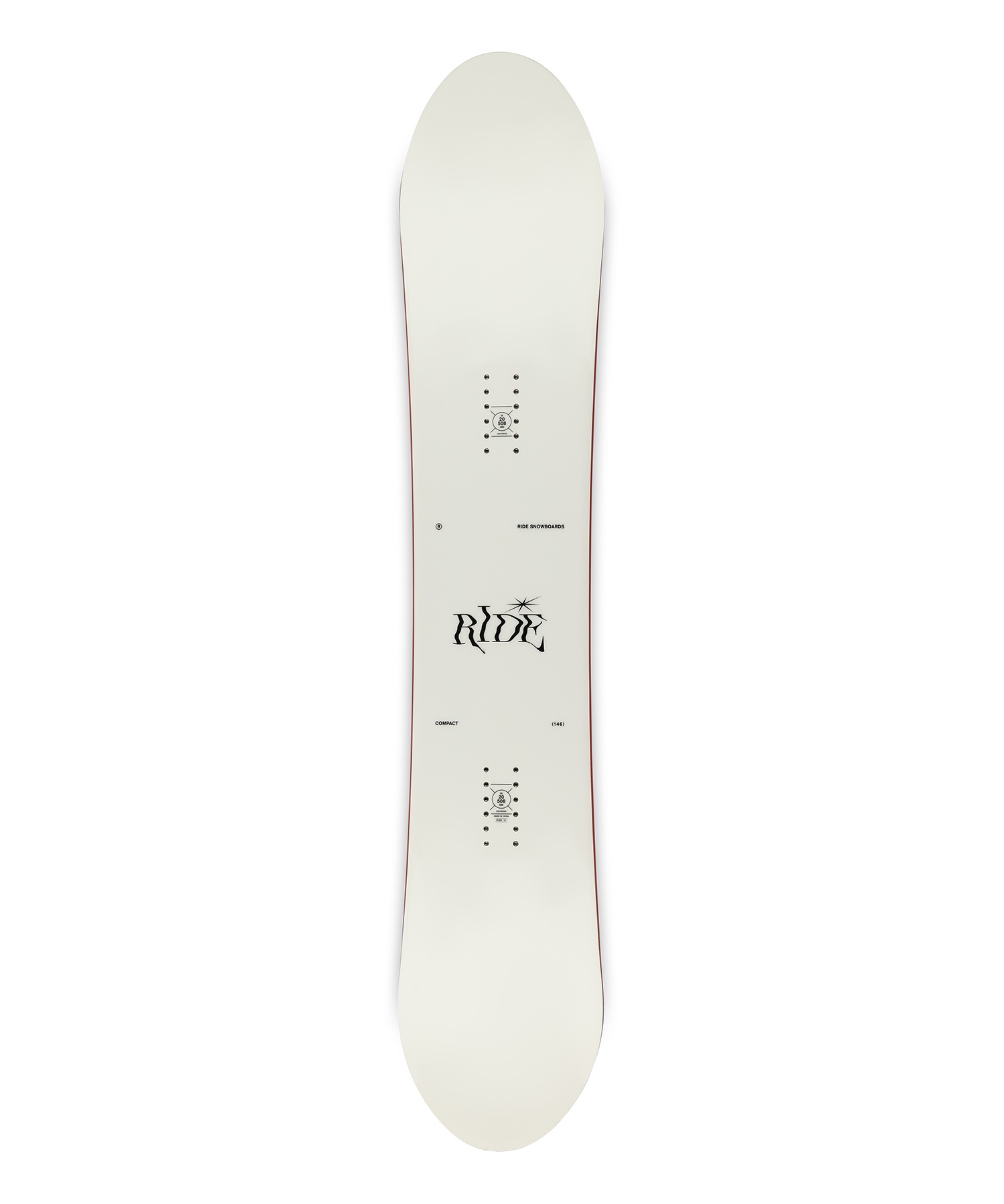 【早期購入】RIDE ライド スノーボード 板 メンズ COMPACT ムラサキスポーツ 24-25モデル LL A26(ONECOLOR-138cm)