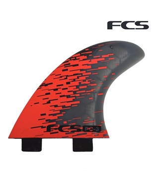 フィン FCS エフシーエス PC-3 RED SMOKE TRI RETAIL FIN PC03-143-00-R GG A14