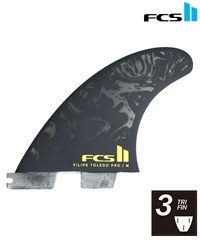 FCS2 エフシーエスツー PG PRO FT TRI フィリペ・トレド FFTM-PG01 トライ サーフィン フィン ムラサキスポーツ(BLK-M)