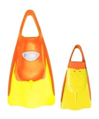 HELM FIN ヘルムフィン FIN SOFT OR/YE フィン ソフト ボディーボード フィン KK D19(ORYE-XS)