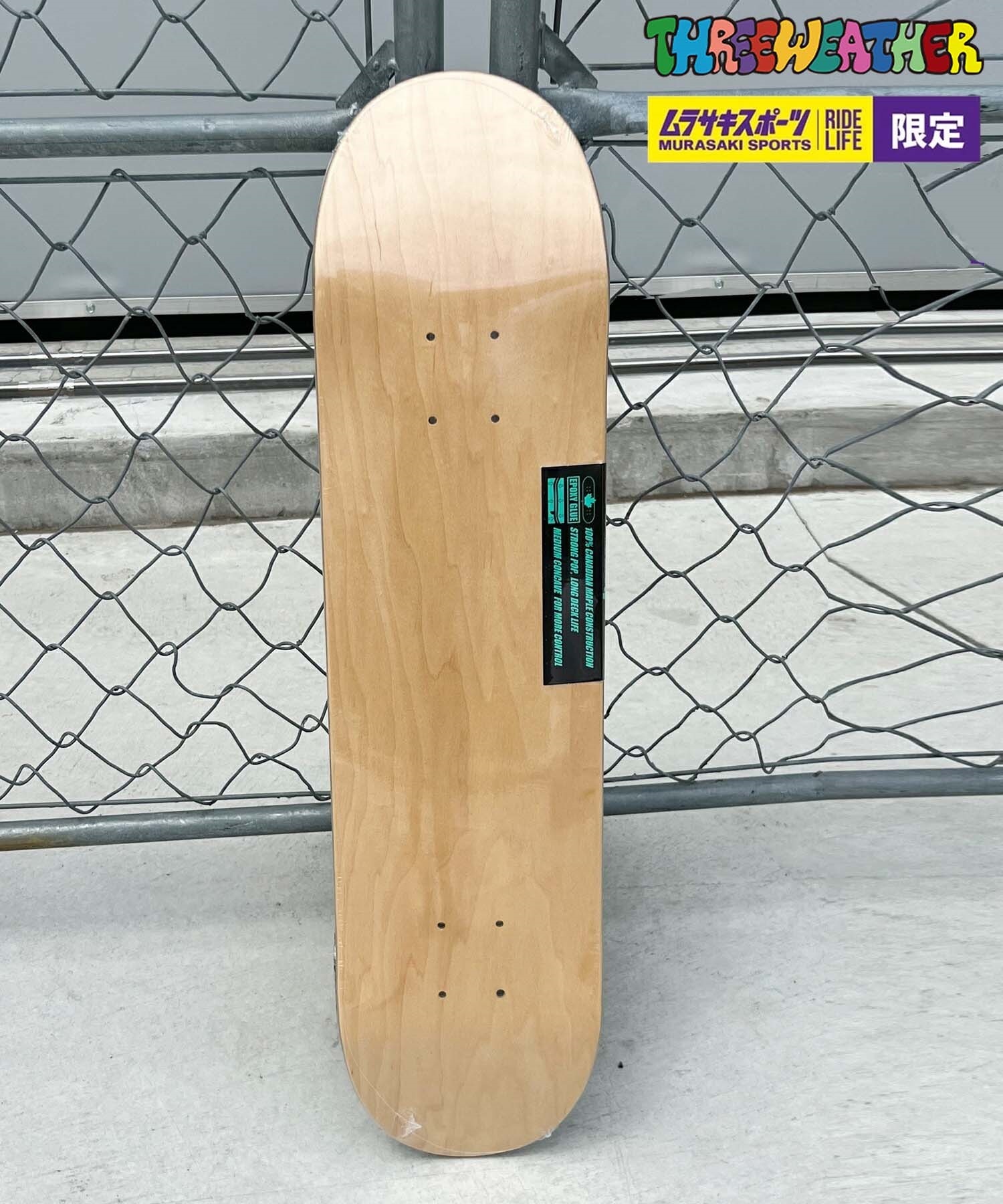 スケートボード デッキ THREE WEATHER スリーウェザー TWSH7500N 7.5inch(BE-7.50inch)