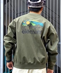ELEMENT/エレメント SUNSET CREW WR ビックシルエット 撥水 BD022-046