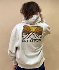 ELEMENT/エレメント RIZE HOOD WR メンズ パーカー プルオーバー オーバーサイズ バックプリント 裏起毛 撥水 BD022-019