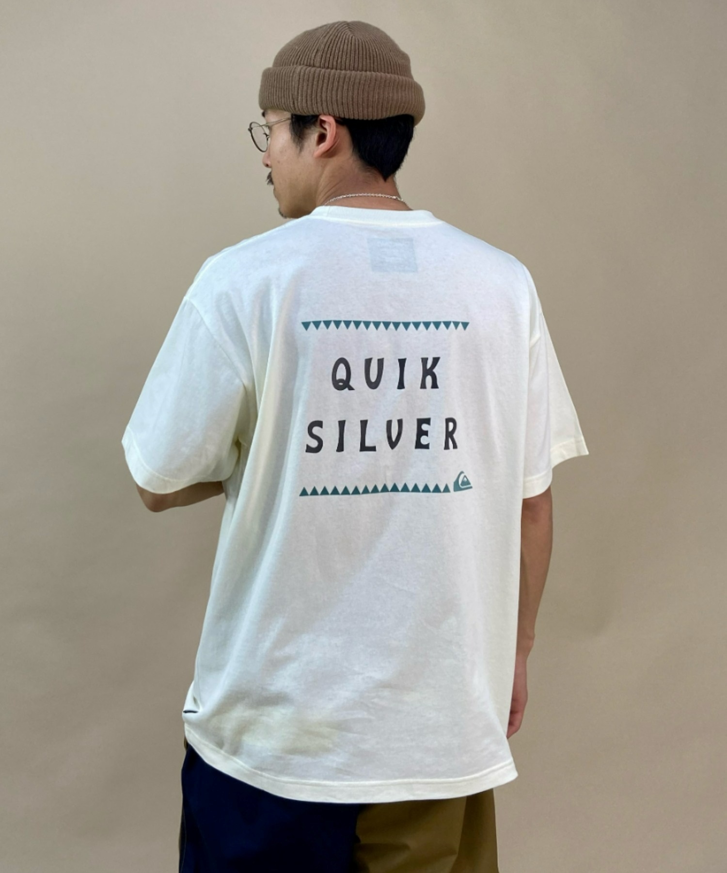 QUIKSILVER クイックシルバー QST222604M メンズ 半袖 Tシャツ カットソー サーフ リゾート 海水浴 ムラサキスポーツ限定(WHT-M)