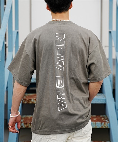 NEW ERA ニューエラ Rear Vertical Logo 13717527 メンズ 半袖 Tシャツ ムラサキスポーツ限定 KK1 D21(KH-M)