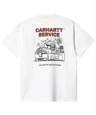 【マトメガイ対象】Carhartt WIP/カーハートダブリューアイピー 半袖Tシャツ バックプリント コットン I031756