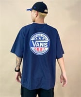 VANS バンズ 123R1010923 メンズ 半袖 Tシャツ ムラサキスポーツ限定 KK1 B24(NAVY-M)