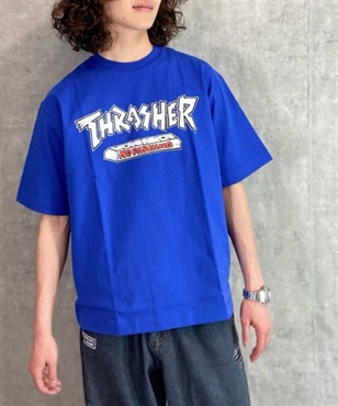 【マトメガイ対象】THRASHER スラッシャー NO PARKING THMM-005 メンズ 半袖 Tシャツ カットソー ムラサキスポーツ限定 KK1 C21