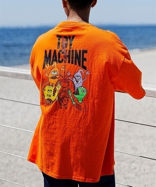 TOY MACHINE トイマシーン MTMSDST16 メンズ トップス カットソー Tシャツ 半袖 KK E11(OR-M)