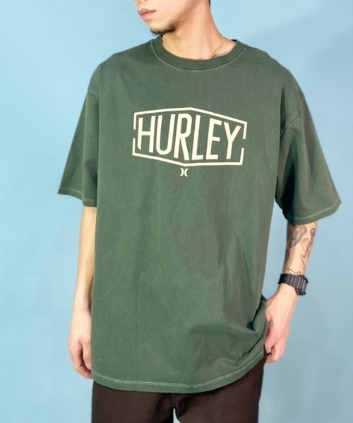 Hurley ハーレー OVERSIZED PIGMENT TEE オーバーサイズ ピグメント ティー MSS2310018 メンズ 半袖 Tシャツ KX1 C20(DFR-S)