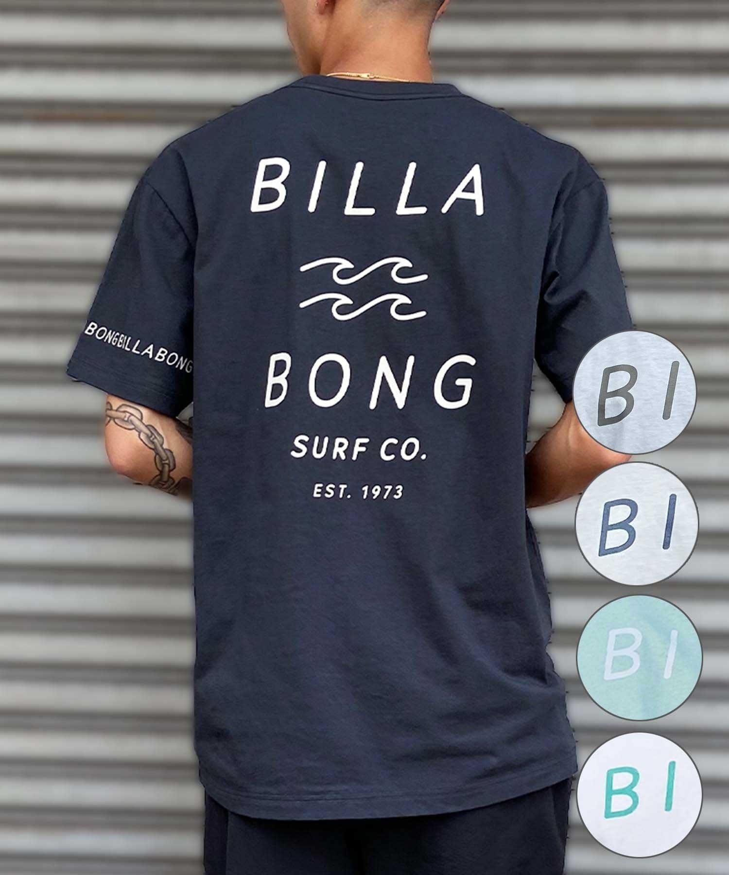 【マトメガイ対象】BILLABONG ビラボン メンズ バックプリントTシャツ ロゴT 半袖 BE011-204(WAA-S)