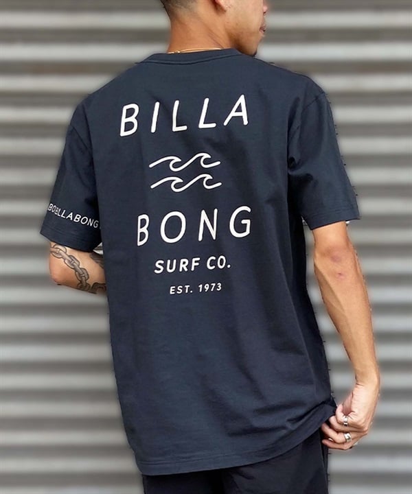 【マトメガイ対象】BILLABONG ビラボン メンズ バックプリントTシャツ ロゴT 半袖 BE011-204