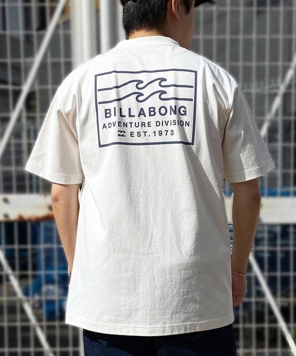 【マトメガイ対象】BILLABONG ビラボン メンズ バックプリントTシャツ ロゴT 半袖 BE011-214