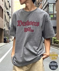 DC ディーシー メンズ 半袖 Tシャツ ドロップショルダー ピグメント加工 DST242014(BKD-M)