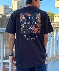BILLABONG ビラボン BACK SQUARE Tシャツ 半袖 メンズ バックプリント BE011-203(BLK-M)