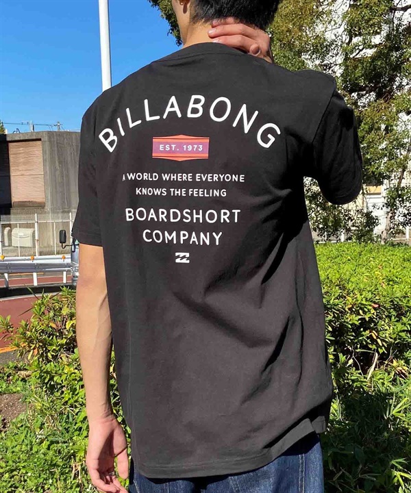 BILLABONG ビラボン PEAK Tシャツ 半袖 メンズ バックプリント クルーネック BE011-205