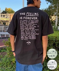 【マトメガイ対象】BILLABONG ビラボン FEELING IS FOREVER メンズ Tシャツ 半袖 バックプリント BE011-210(BLK-M)