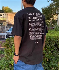 BILLABONG ビラボン FEELING IS FOREVER メンズ Tシャツ 半袖 バックプリント BE011-210(BLK-M)