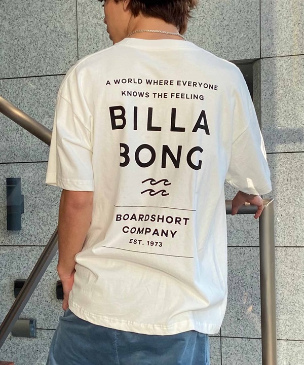 BILLABONG ビラボン DECAF Tシャツ 半袖 メンズ バックプリント BE011-213