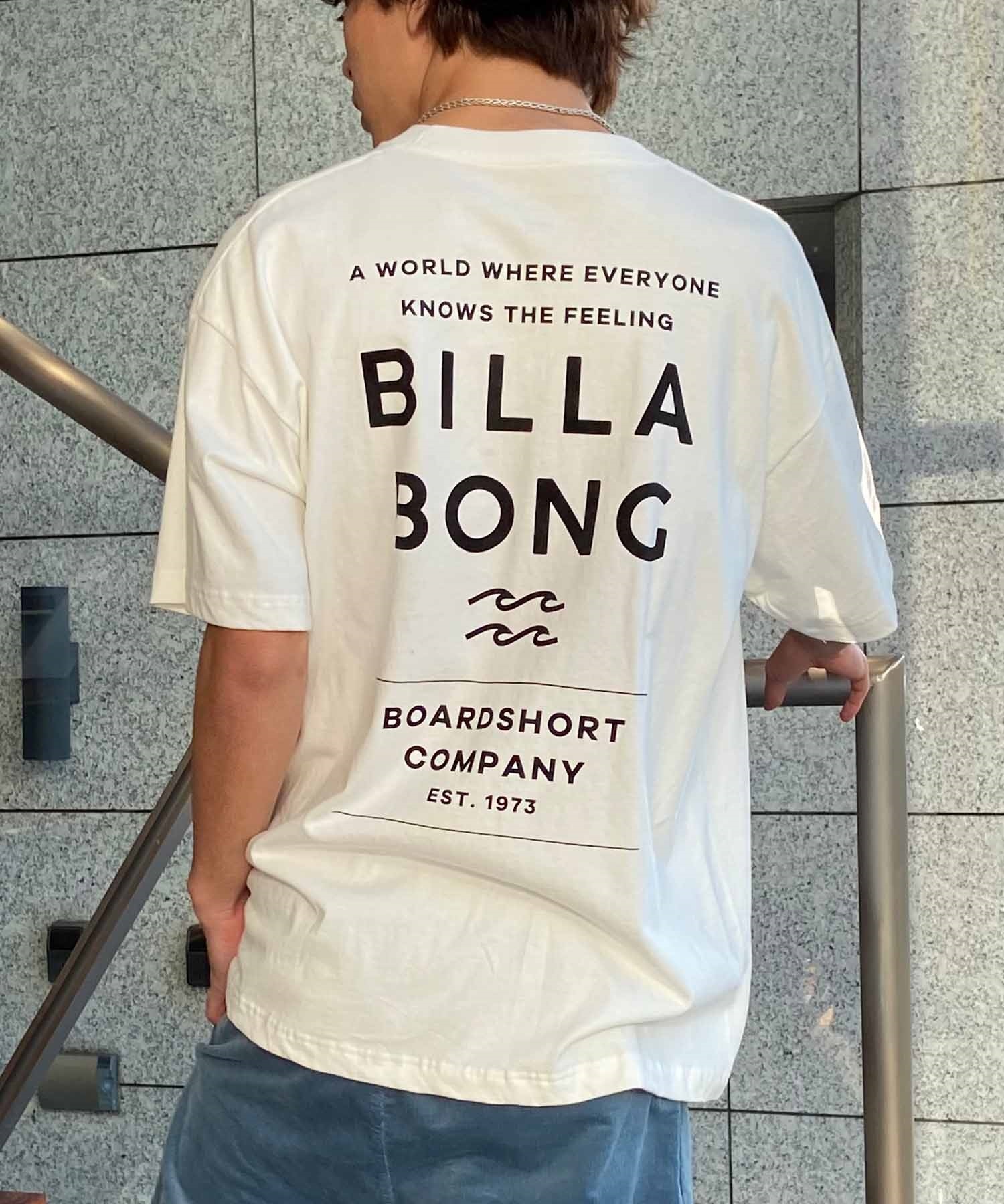 BILLABONG ビラボン DECAF Tシャツ 半袖 メンズ バックプリント BE011-213(OFW-S)