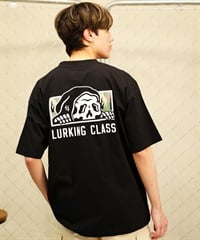 【 ムラサキスポーツ限定】LURKING CLASS ラーキングクラス メンズ 半袖 Tシャツ バックプリント カモ柄 ST24STM14(BLACK-M)
