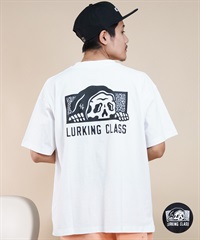 【 ムラサキスポーツ限定】LURKING CLASS ラーキングクラス メンズ 半袖 Tシャツ バックプリント レオパード柄 ST24STM15(BLACK-M)