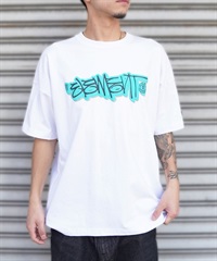 ELEMENT エレメント メンズ 半袖 Tシャツ タギング ロゴ プリント グラフィティ BE021-249