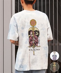 ELEMENT エレメント メンズ 半袖 Tシャツ オーバーサイズ バックプリント ティンバーロゴ ヴィンテージ風 死神モチーフ BE021-253