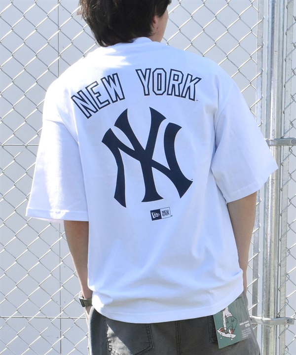 【ムラサキスポーツ限定】 NEW ERA ニューエラ SSOT メンズ 半袖 Tシャツ オーバーサイズ バックプリント MLB 14334728