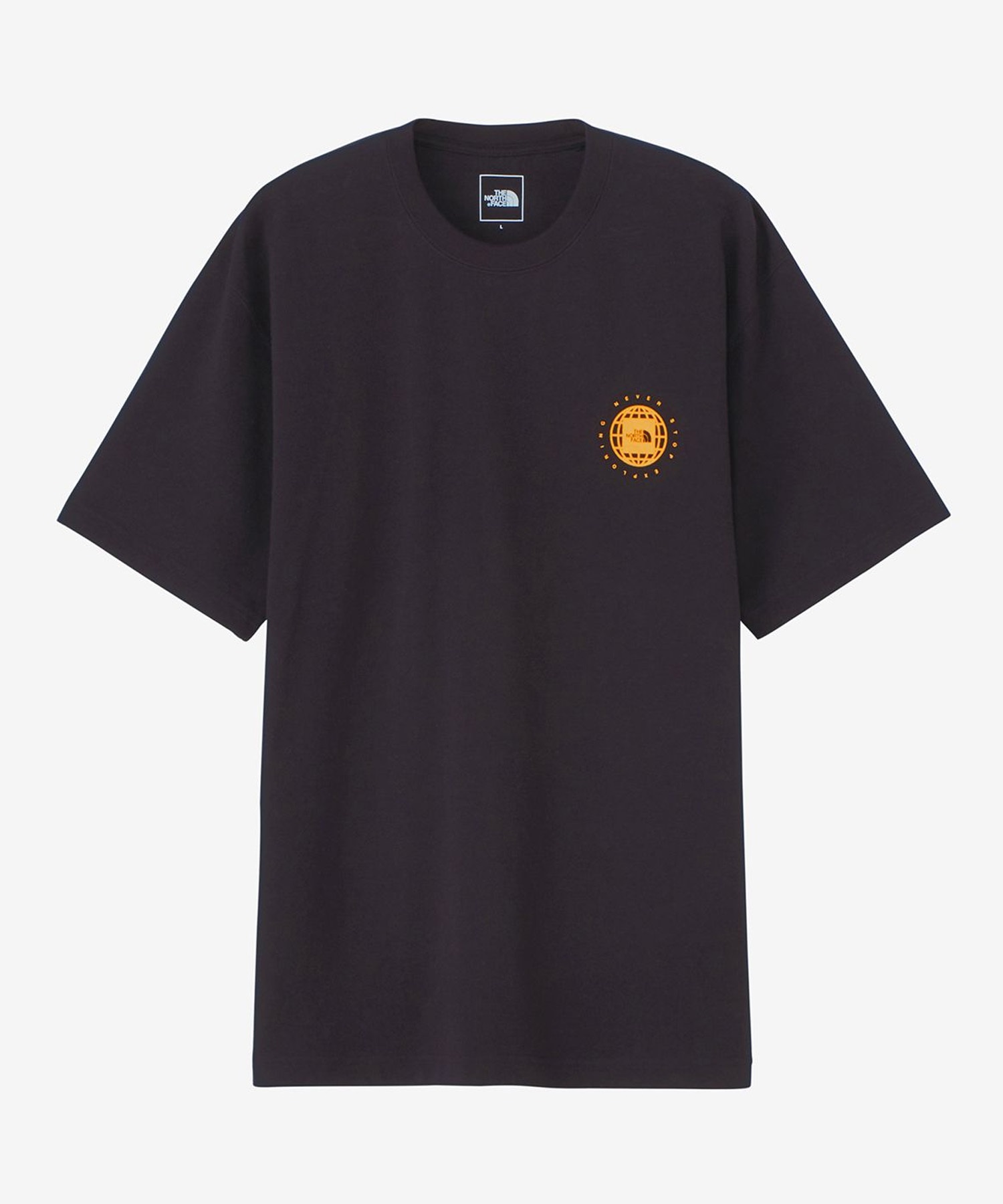 THE NORTH FACE ザ・ノース・フェイス メンズ Tシャツ 半袖 ジオスクエアロゴ バックプリント NT32451 K(K-S)