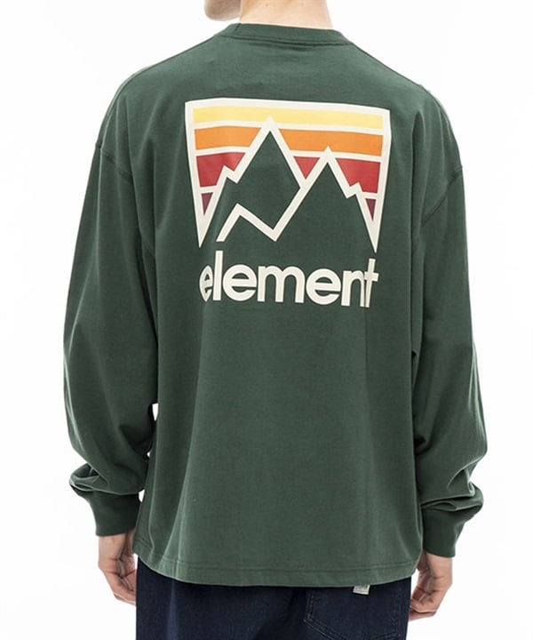 ELEMENT/エレメント JOINT LS メンズ 長袖 Tシャツ ロンT オーバーサイズ クルーネック バックプリント BD022-059