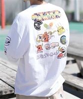 【ムラサキスポーツ限定】TOY MACHINE/トイマシーン 長袖 Tシャツ ロンT ビッグシルエット バックプリント MTMFDLT3