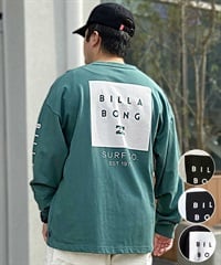 BILLABONG ビラボン BE011-054 メンズ 長袖 Tシャツ ヘビーウェイトロンT バックプリント ロゴ ロンT(BLK-M)