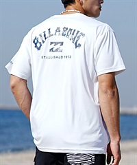 BILLABONG ビラボン メンズ 半袖 ラッシュガード Tシャツ バックプリント ユーティリティ 水陸両用 UVカット BE011-856