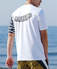 VOLCOM ボルコム メンズ ラッシュガード Tシャツ 半袖 水着 UVカット バックプリント A9112404