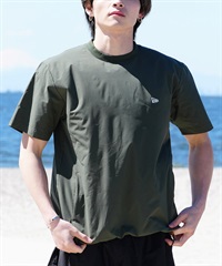 NEW ERA ニューエラ メンズ ラッシュガード 半袖 Tシャツ バックプリント オーバーサイズ ユーティリティ 水陸両用 14109981(OLV-M)