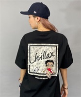 CHILLAX チラックス 232OO2ST150CL レディース 半袖 Tシャツ BettyBoop ベティ・ブープ コラボレーション KK1 C17(BLK-F)