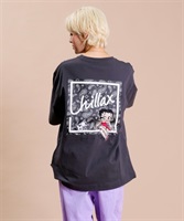 CHILLAX チラックス 232OO2ST150CL レディース 半袖 Tシャツ BettyBoop ベティ・ブープ コラボレーション KK1 C17(GRY-F)