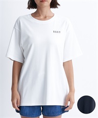 ROXY ロキシー メロディー レディース 半袖 Tシャツ クルーネック ワンポイント RST241082(BLK-S)