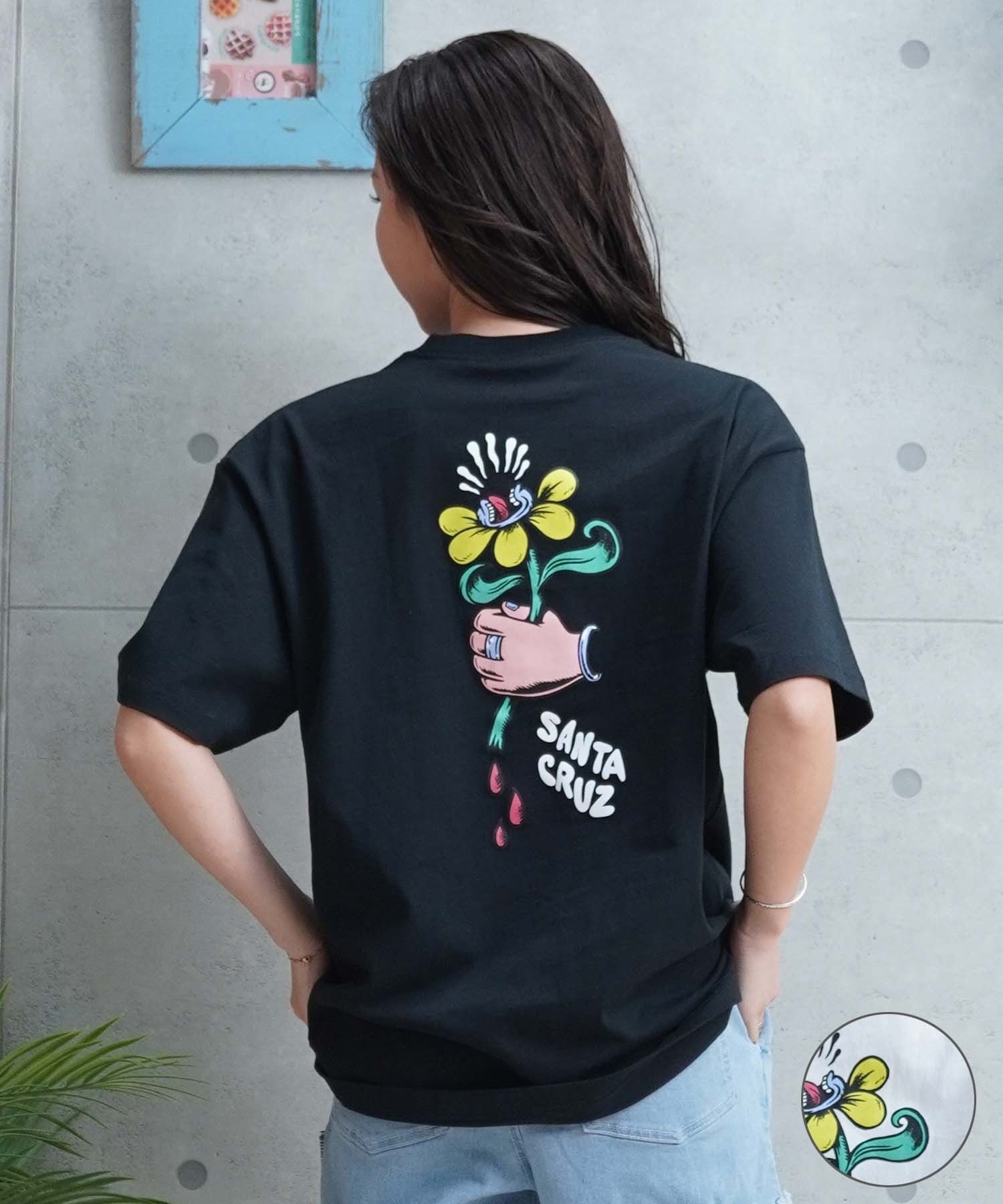 SANTACRUZ サンタクルーズ Delfino Flower Tee レディース 半袖Tシャツ ムラサキスポーツ別注 502241440(WHITE-M)