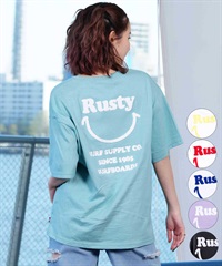 RUSTY ラスティー レディース 半袖 Tシャツ LOGO 924506(WYL-M)