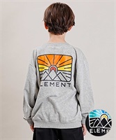 ELEMENT/エレメント RISE CREW YOUTH キッズ ジュニア スウェット トレーナーBD026-035(FBK-130cm)