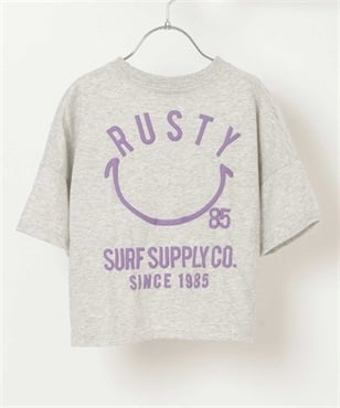 【マトメガイ対象】RUSTY ラスティー 963500 WT キッズ 半袖Tシャツ KK1 D22