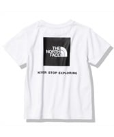 THE NORTH FACE ザ・ノース・フェイス S/S Back Square Logo Tee NTJ32333 W キッズ ジュニア 半袖 Tシャツ 100cm～150cm(W-100)