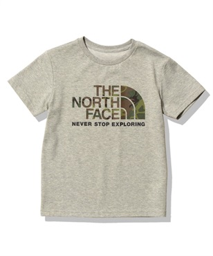 THE NORTH FACE ザ・ノース・フェイス S/S Camo Logo Tee NTJ32359 Z キッズ ジュニア 半袖 Tシャツ 100cm～150cm