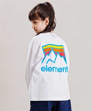 【マトメガイ対象】ELEMENT/エレメント キッズ JOINT LS YOUTH ロング Tシャツ バックプリント  長袖 Tシャツ BD026-074