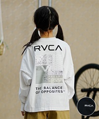 RVCA ルーカ キッズ ロングTシャツ ロンT バンダナ柄 130cm?160cm BE045-058(BLK-130cm)