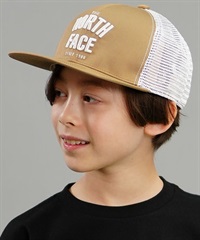 THE NORTH FACE ザ・ノース・フェイス キッズ メッシュ キャップ 帽子 ロゴ 刺繍 サイズ調節可能 NNJ02406 KT
